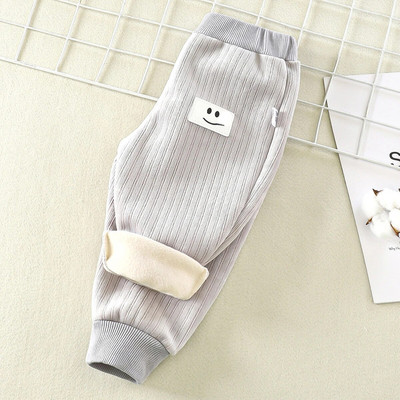 Sügistalv Lapsed Soojad püksid Poiss Tüdrukud Üheosalised fliispüksid Välisrõivad Spordipüksid 3-10Y Lasteriided Vabaaja püksid