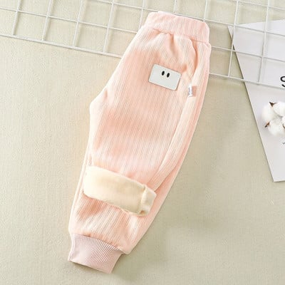 Sügistalv Lapsed Soojad püksid Poiss Tüdrukud Üheosalised fliispüksid Välisrõivad Spordipüksid 3-10Y Lasteriided Vabaaja püksid