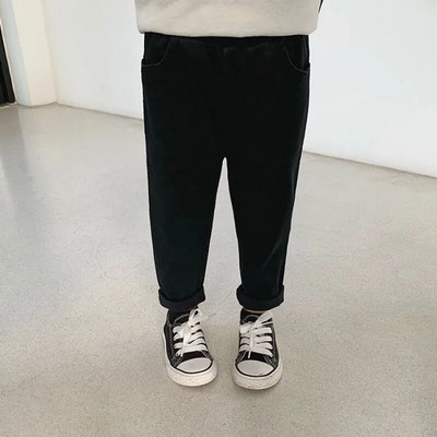 Pantaloni casual pentru băieți de primăvară și toamnă 2023, coreeană, salopete din bumbac pentru copii, pantaloni, haine pentru copii