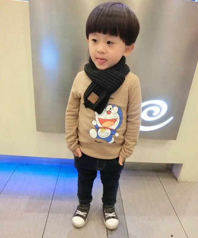 Ruházat Kiegészítők Gyerek Sálak Ősz Tél Meleg Baba Fiúk Lányok Sál Puha Kötött Sál Gallér Gyerekek Stretch Nyakgyűrű