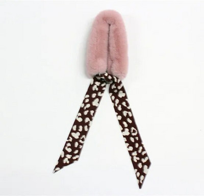 Νέο Soft Kids Faux Faux Rabbit Fun Collar Scarf Λούτρινο κολάρο Λαιμόκοψη Θερμότερο χειμωνιάτικο χειμωνιάτικο μωρό χειμωνιάτικο μαντίλι για κορίτσια