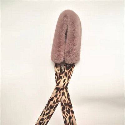 Νέο Soft Kids Faux Faux Rabbit Fun Collar Scarf Λούτρινο κολάρο Λαιμόκοψη Θερμότερο χειμωνιάτικο χειμωνιάτικο μωρό χειμωνιάτικο μαντίλι για κορίτσια