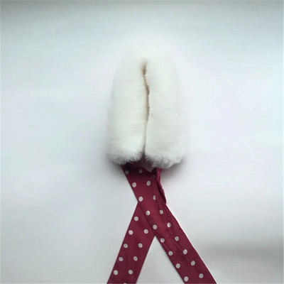 Νέο Soft Kids Faux Faux Rabbit Fun Collar Scarf Λούτρινο κολάρο Λαιμόκοψη Θερμότερο χειμωνιάτικο χειμωνιάτικο μωρό χειμωνιάτικο μαντίλι για κορίτσια