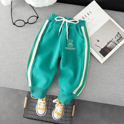 0-6 ani Jambiere noi din bumbac pentru băiat din desene animate Pantaloni sport casual Pantaloni de primăvară și toamnă pentru copii Haine pentru bebeluși