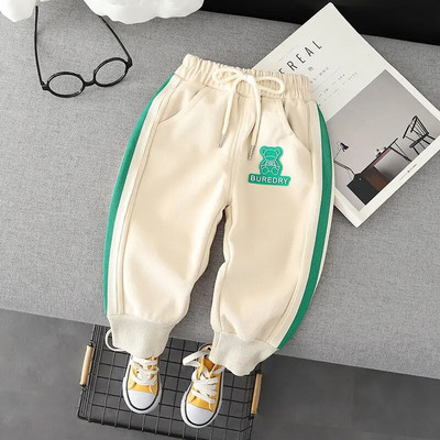 0-6 ani Jambiere noi din bumbac pentru băiat din desene animate Pantaloni sport casual Pantaloni de primăvară și toamnă pentru copii Haine pentru bebeluși