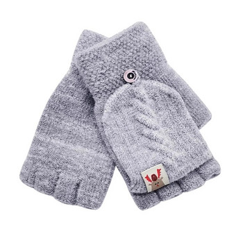 Βρεφικά μάλλινα πλεκτά γάντια Παιδικά παιδικά χειμωνιάτικα ζεστά πλεκτά πλεκτά πλεκτά γάντια χωρίς δάχτυλα γάντια для новорожденного