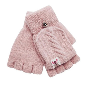Βρεφικά μάλλινα πλεκτά γάντια Παιδικά παιδικά χειμωνιάτικα ζεστά πλεκτά πλεκτά πλεκτά γάντια χωρίς δάχτυλα γάντια для новорожденного