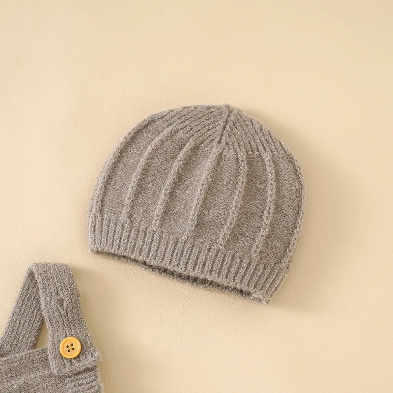 Beebid Poisid Tüdrukud Vankrid Mütsid Riided Mood Varrukateta Kootud Vastsündinu Imiku Neuraalne Rihm Kombinesid Komplektid Komplektid Väikelaste rõivad