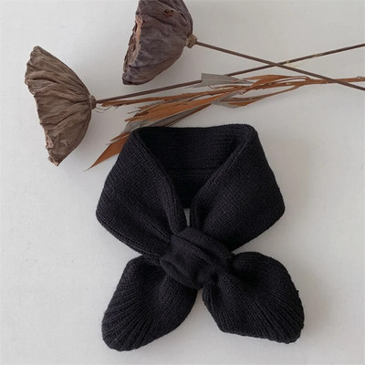 Eșarfă pentru copii noi, iarnă, caldă, moale, pentru copii, tricotată pentru bebeluși, sugari, pentru copii mici, gât, modă caldă, pentru copii mici, de culoare solidă, fete, băieți, eșarfe