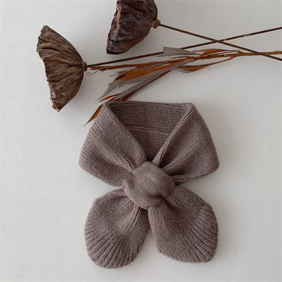 Eșarfă pentru copii noi, iarnă, caldă, moale, pentru copii, tricotată pentru bebeluși, sugari, pentru copii mici, gât, modă caldă, pentru copii mici, de culoare solidă, fete, băieți, eșarfe