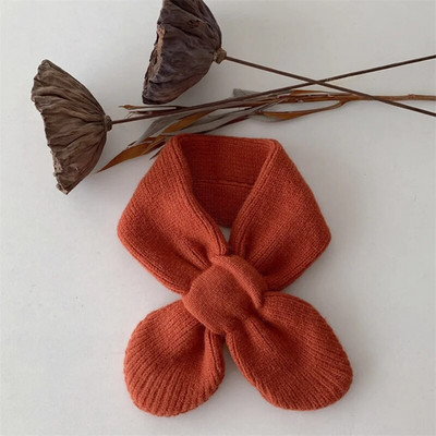 Eșarfă pentru copii noi, iarnă, caldă, moale, pentru copii, tricotată pentru bebeluși, sugari, pentru copii mici, gât, modă caldă, pentru copii mici, de culoare solidă, fete, băieți, eșarfe