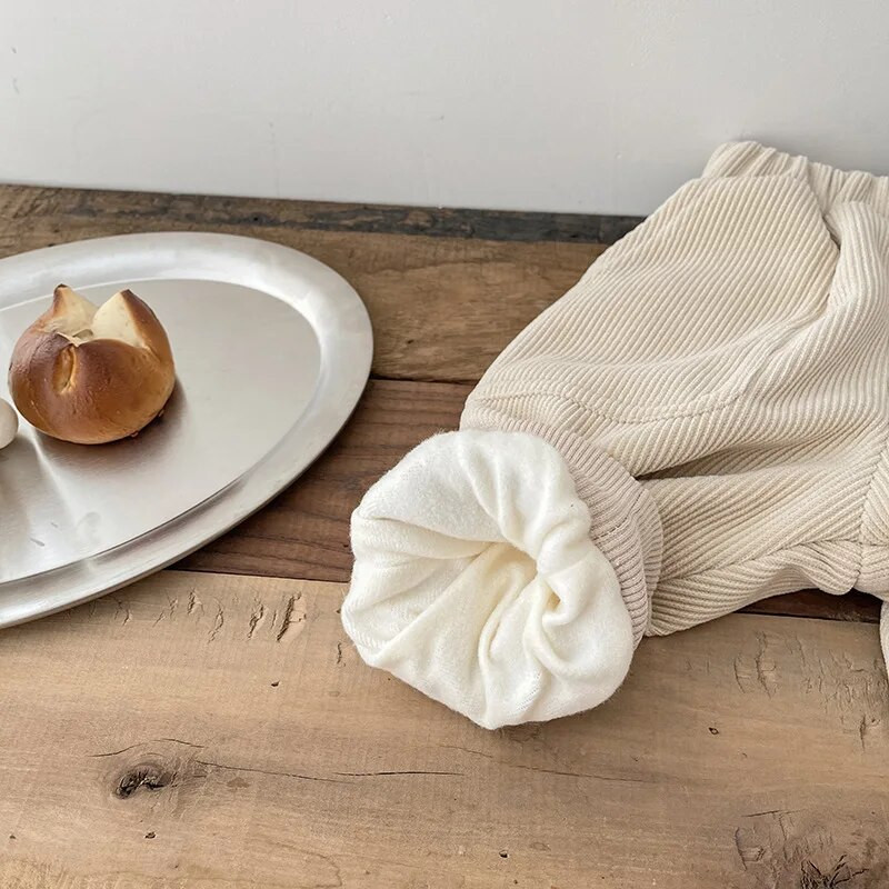 Pantaloni noi pentru fetițe și băieți, versiune de toamnă, jambiere pentru bebeluși, plus pantaloni de catifea și îngroșați, pentru copii, haine calde pentru copii, pantaloni