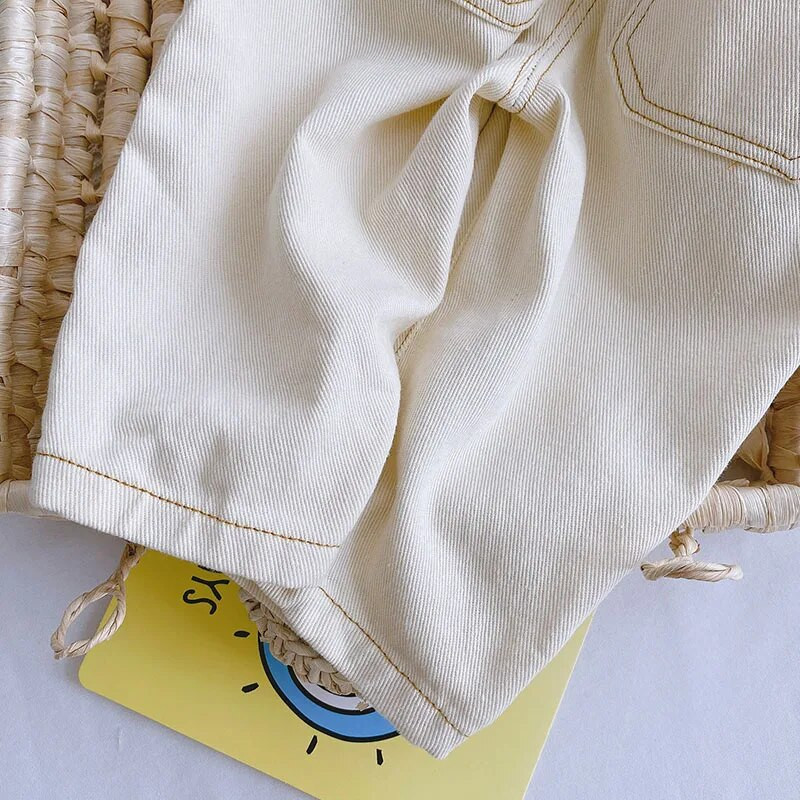 MILANCEL Sügismood Denim Lastele Tüdrukutele ja Poistele Teksad Sirged väikelastepüksid