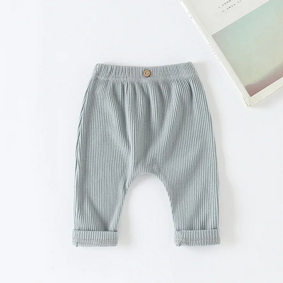 Haine pentru bebeluși Jambiere Fete Pantaloni skinny cu dungi Copii Bumbac Elasticitate Pantaloni subțiri Nou-născut Baiat Pantaloni elastici Pantaloni pentru copii mici