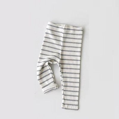Haine pentru bebeluși Jambiere Fete Pantaloni skinny cu dungi Copii Bumbac Elasticitate Pantaloni subțiri Nou-născut Baiat Pantaloni elastici Pantaloni pentru copii mici