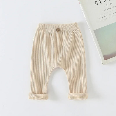 Haine pentru bebeluși Jambiere Fete Pantaloni skinny cu dungi Copii Bumbac Elasticitate Pantaloni subțiri Nou-născut Baiat Pantaloni elastici Pantaloni pentru copii mici