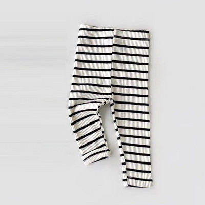 Haine pentru bebeluși Jambiere Fete Pantaloni skinny cu dungi Copii Bumbac Elasticitate Pantaloni subțiri Nou-născut Baiat Pantaloni elastici Pantaloni pentru copii mici