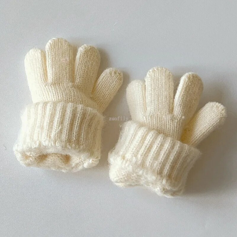 3-7 ΕΤΩΝ Χειμώνας Παιδιά Κορίτσια Μαλακά, Παχύ Δάχτυλα Ζεστά Γάντια Βρεφικά Υπαίθρια Ζεστά Αγόρια Ακρυλικά Γάντια για Παιδιά
