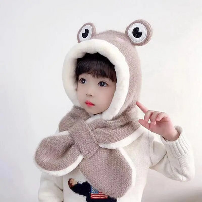 Laste talvine sall ja müts katavad kõrvakübarad Armas pardi kuju pakseneb ja hoiab külma ilma jaoks soojas Armas hirve kuju