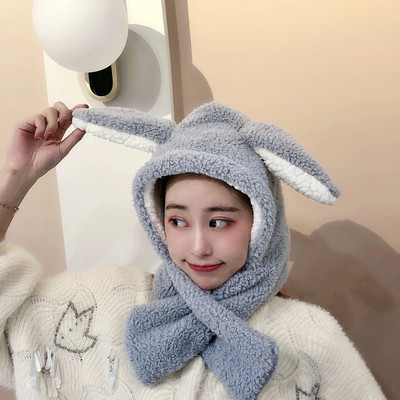 Laste talvine sall ja müts katavad kõrvakübarad Armas pardi kuju pakseneb ja hoiab külma ilma jaoks soojas Armas hirve kuju