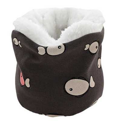 Sügistalvine Puuvillane Laste Sall Laste O-rõngas Sallid Kootud Palus poisid Tüdrukud Kaelakate Soe beebikrae Kaelarätik