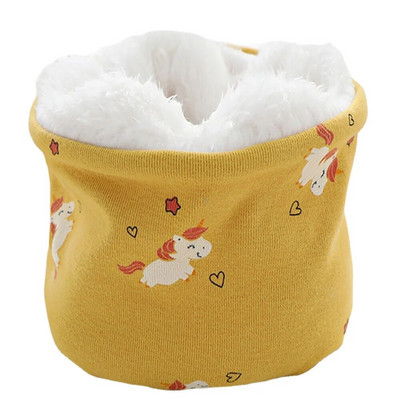 Sügistalvine Puuvillane Laste Sall Laste O-rõngas Sallid Kootud Palus poisid Tüdrukud Kaelakate Soe beebikrae Kaelarätik