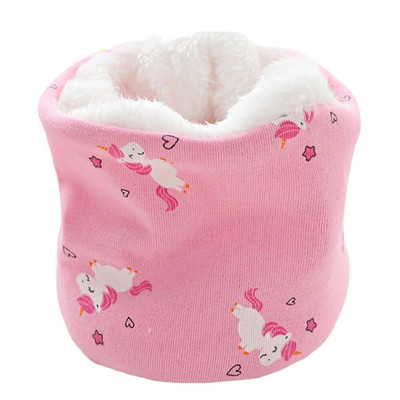 Sügistalvine Puuvillane Laste Sall Laste O-rõngas Sallid Kootud Palus poisid Tüdrukud Kaelakate Soe beebikrae Kaelarätik