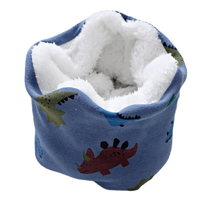 Sügistalvine Puuvillane Laste Sall Laste O-rõngas Sallid Kootud Palus poisid Tüdrukud Kaelakate Soe beebikrae Kaelarätik