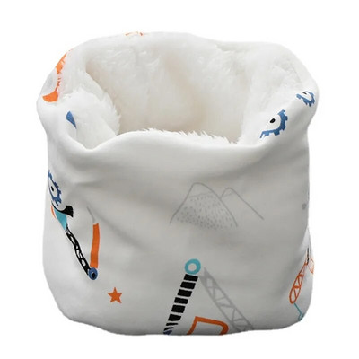 Sügistalvine Puuvillane Laste Sall Laste O-rõngas Sallid Kootud Palus poisid Tüdrukud Kaelakate Soe beebikrae Kaelarätik