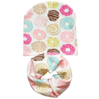 Καπέλο μωρού Κινούμενα σχέδια Βαμβακερό κασκόλ για μωρά Κασκόλ Φθινόπωρο Χειμώνας Παιδικό Καπέλο Αγόρια Καπέλα μωρά για κορίτσια Παιδικά Καπέλα φασολιών