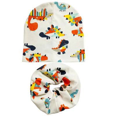 Καπέλο μωρού Κινούμενα σχέδια Βαμβακερό κασκόλ για μωρά Κασκόλ Φθινόπωρο Χειμώνας Παιδικό Καπέλο Αγόρια Καπέλα μωρά για κορίτσια Παιδικά Καπέλα φασολιών