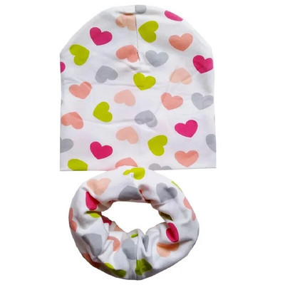 Καπέλο μωρού Κινούμενα σχέδια Βαμβακερό κασκόλ για μωρά Κασκόλ Φθινόπωρο Χειμώνας Παιδικό Καπέλο Αγόρια Καπέλα μωρά για κορίτσια Παιδικά Καπέλα φασολιών