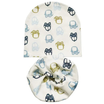 Καπέλο μωρού Κινούμενα σχέδια Βαμβακερό κασκόλ για μωρά Κασκόλ Φθινόπωρο Χειμώνας Παιδικό Καπέλο Αγόρια Καπέλα μωρά για κορίτσια Παιδικά Καπέλα φασολιών