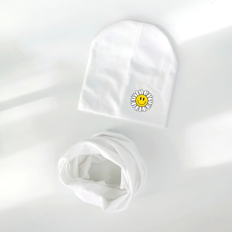 μόδας πεταλούδα φλοράλ Καπέλα μωρού κασκόλ για κορίτσια Παιδικό καπέλο Καπέλο μωρό αγόρι Βαμβακερό Παιδικό κασκόλ Γιακάς παιδικό μαντίλι