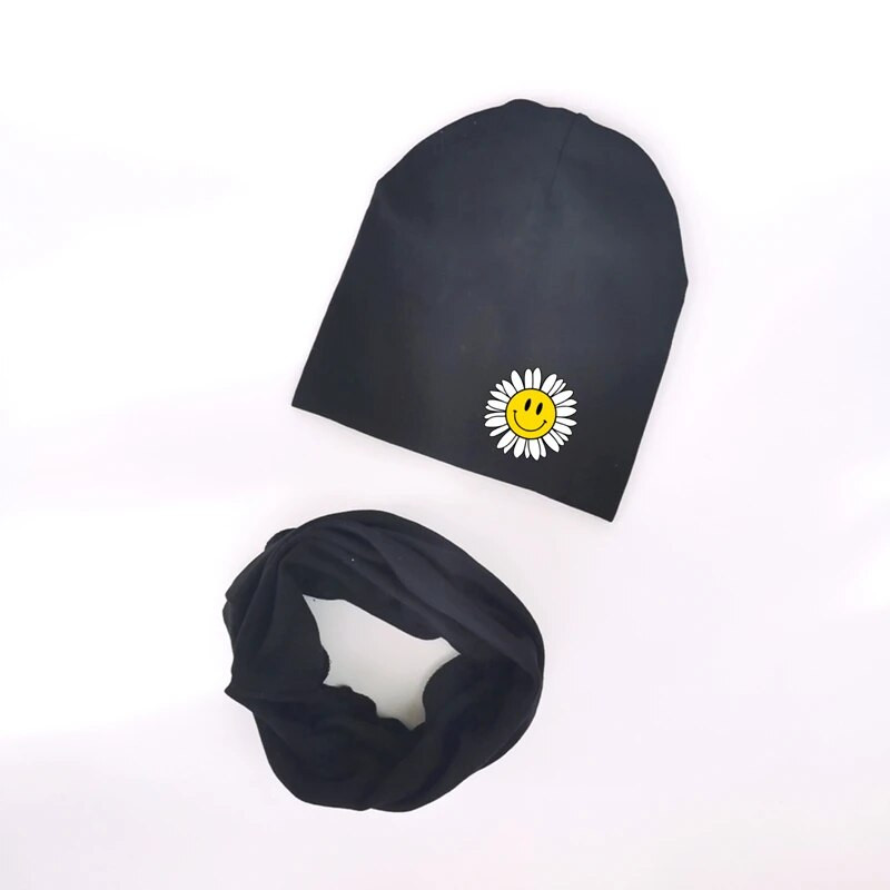 μόδας πεταλούδα φλοράλ Καπέλα μωρού κασκόλ για κορίτσια Παιδικό καπέλο Καπέλο μωρό αγόρι Βαμβακερό Παιδικό κασκόλ Γιακάς παιδικό μαντίλι