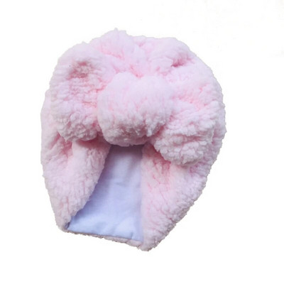 Μασίφ Bow Knot Baby Indian Hat Turban Νεογέννητο Χοντρό Winter Warmer Cap Beanies
