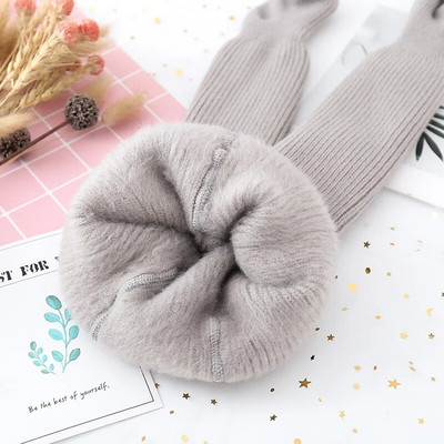 Új téli újszülött harisnyanadrág lányoknak Vastag meleg bársony harisnyanadrág Kötött kislány ruhák Harisnya Alkalmi harisnya Kleding