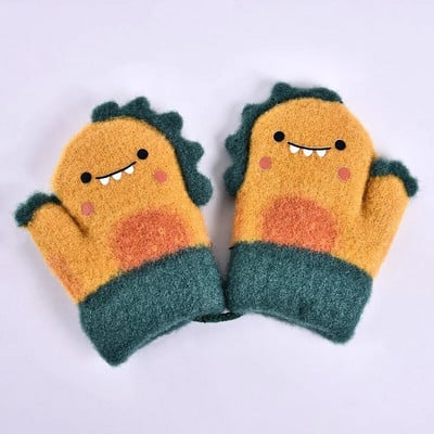 1 par slatkih kawaii crtanih dinosaura, toplih toplih rukavica za dojenčad, dječake, djevojčice, tople zimske rukavice, rukavice za novorođenče, dječje rukavice