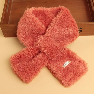 Φθινοπωρινό Χειμωνιάτικο Λούτρινο Πυκνωμένο Ζεστό Παιδικό Μαλακό Άνετο Φουλάρι για Κορίτσια και Αγόρια Κασκόλ Νεογέννητα Πλεκτά Κασκόλ Λαιμού για Παιδιά