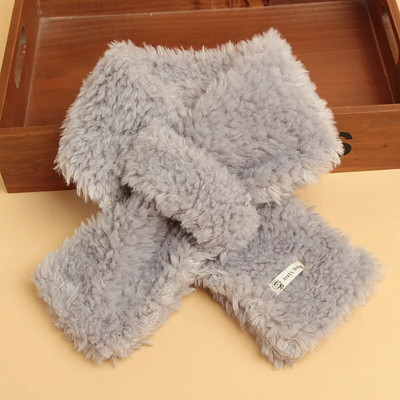 Φθινοπωρινό Χειμωνιάτικο Λούτρινο Πυκνωμένο Ζεστό Παιδικό Μαλακό Άνετο Φουλάρι για Κορίτσια και Αγόρια Κασκόλ Νεογέννητα Πλεκτά Κασκόλ Λαιμού για Παιδιά