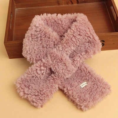 Φθινοπωρινό Χειμωνιάτικο Λούτρινο Πυκνωμένο Ζεστό Παιδικό Μαλακό Άνετο Φουλάρι για Κορίτσια και Αγόρια Κασκόλ Νεογέννητα Πλεκτά Κασκόλ Λαιμού για Παιδιά