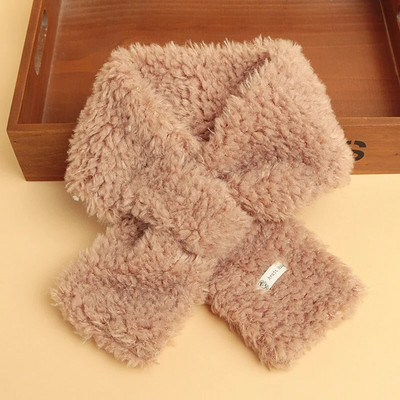 Φθινοπωρινό Χειμωνιάτικο Λούτρινο Πυκνωμένο Ζεστό Παιδικό Μαλακό Άνετο Φουλάρι για Κορίτσια και Αγόρια Κασκόλ Νεογέννητα Πλεκτά Κασκόλ Λαιμού για Παιδιά