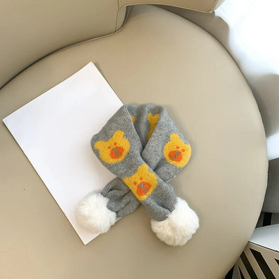 Sál téli baba nyakkendő őszi téli gallérok és sálak puha plüss aranyos pöttyös rajzfilm lány fiú baba szabadtéri téli sál