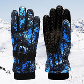 Imprimare mănuși de schi pentru copii menține degetul cald mănuși impermeabile îngroșați iarnă snowboard zăpadă mănuși copii pentru băieți fete