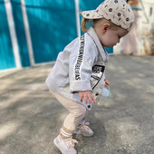 Pantaloni casual pentru bebeluși 0-3 ani nou-născut băiat fată, culoare uni, talie elastică, pantaloni din bumbac cu nervuri, ținute de jos, haine de toamnă pentru copii