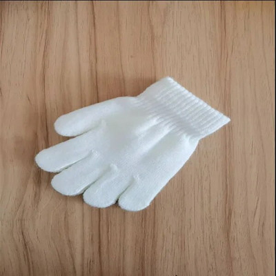 5-12Y Χειμερινά πλεκτά Παιδικά γάντια Full Finger Boy Girl Γάντι Ζεστά χοντρά παιδικά γάντια Βρεφικά γάντια καραμέλα χρώματος βαμβακερά γάντια