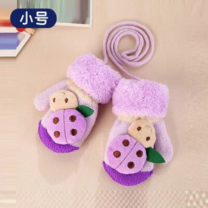 Aranyos rajzfilm babák gyerekek kesztyűk téli baba fiúk lányok ujjatlan vastag plusz bársony 1-3-6 éves gyerekek melegen tartják az ujjakat