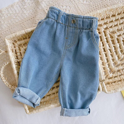 Pantaloni pentru copii 2022 Pantaloni uni pentru băieți Pantaloni pentru copii la modă Pantaloni pentru copii Scurți Blugi pentru copii Nou-născut Îmbrăcăminte pentru fete