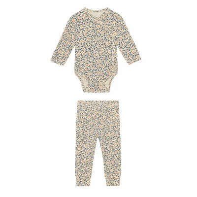0-24M Νεογέννητο Παιδικό Βρεφικό Αγόρια Κοριτσίστικα Σετ Ρούχα Εκτύπωση Μακρυμάνικο Ολόσωμο Μπλουζάκι και Παντελόνι Κοστούμι χαριτωμένο βαμβακερό 2τμχ Σετ ρούχων