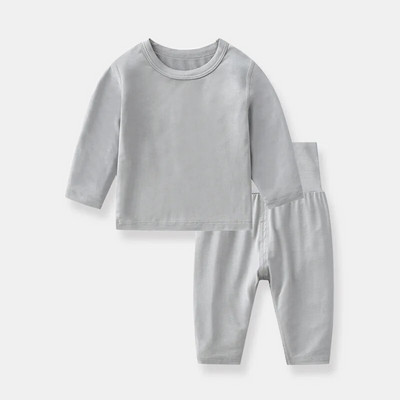 0-3T Νεογέννητο Παιδικό Βρεφικό Αγόρι Κοριτσίστικο Σετ Μακρυμάνικο ModaL Μπλουζάκι και παντελόνι Stretch PJ Σετ Πιτζάμες μωρό Σετ Πυτζάμες